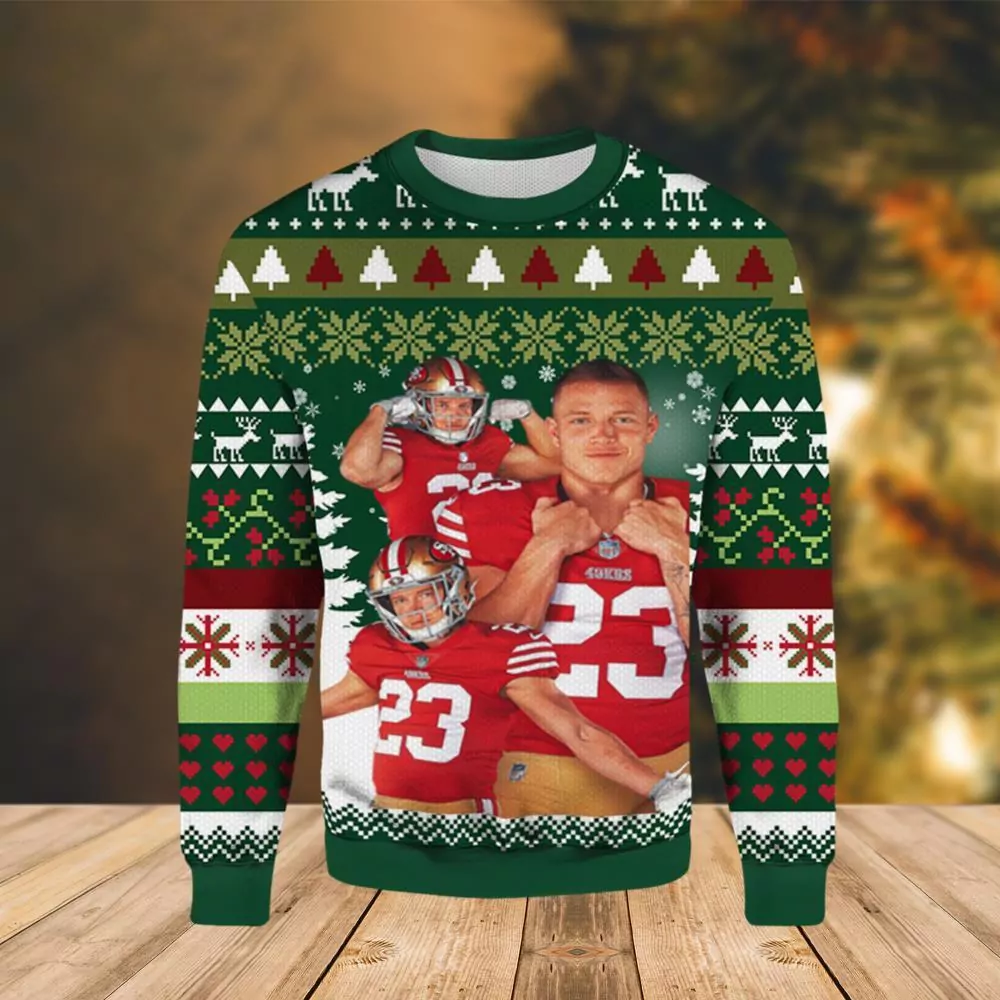 Christian Mccaffrey San Francisco 49ers Limited 3d ugly sweatshirt