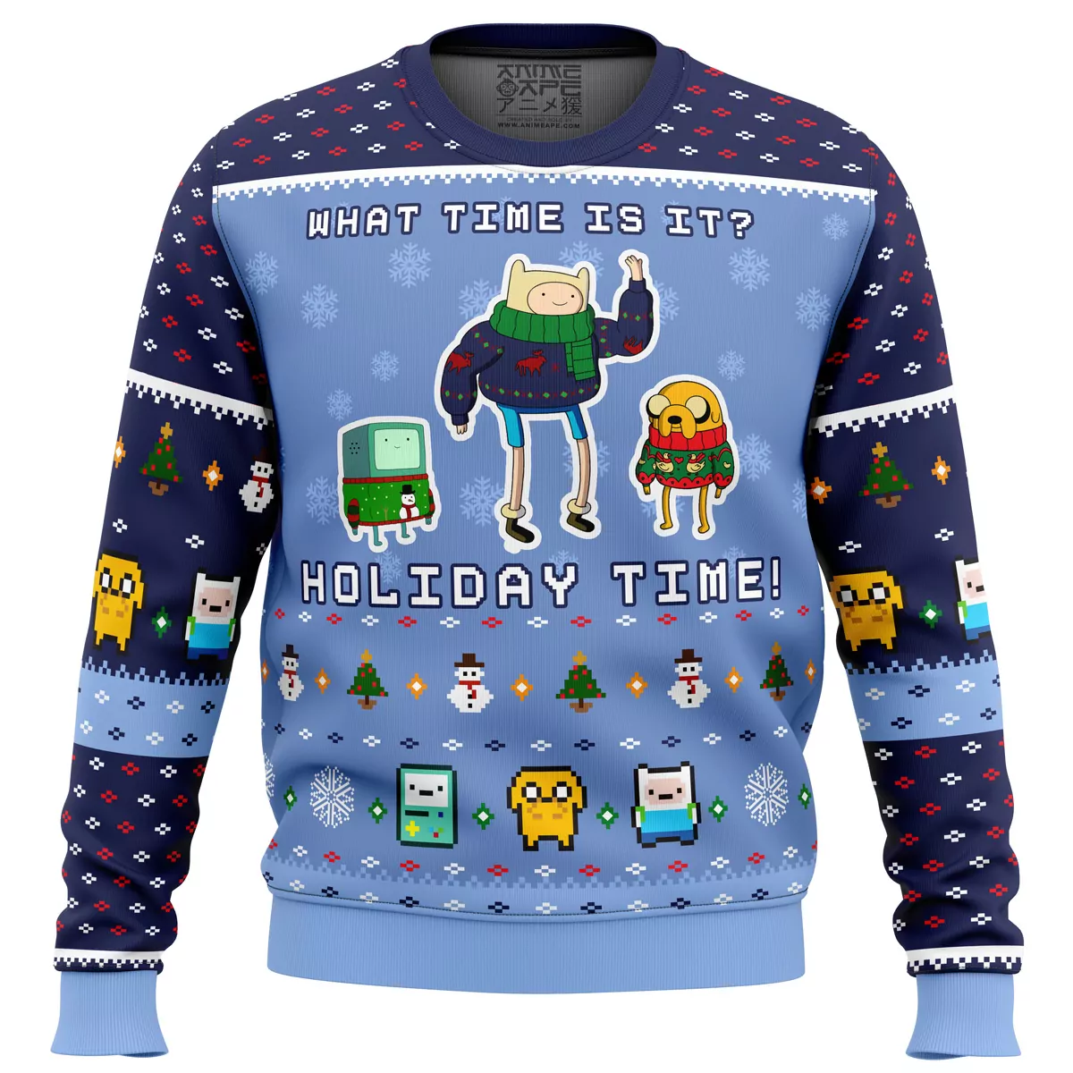 Christmas Adventure Adventure Time Christmas Holiday 3d ugly sweatshirt