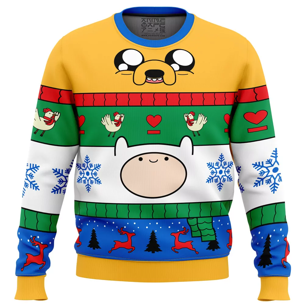Christmas Adventure Adventure Time Christmas Holiday 3d ugly sweatshirt