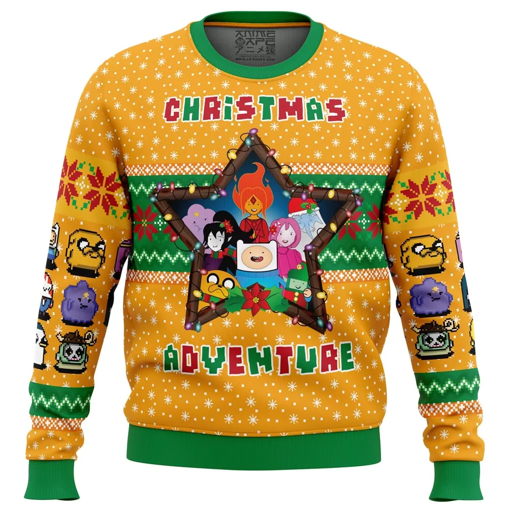 Christmas Adventure Adventure Time Christmas Holiday 3d ugly sweatshirt