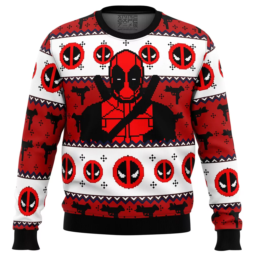 Christmas Deadpool Marvel Christmas Holiday 3d ugly sweatshirt