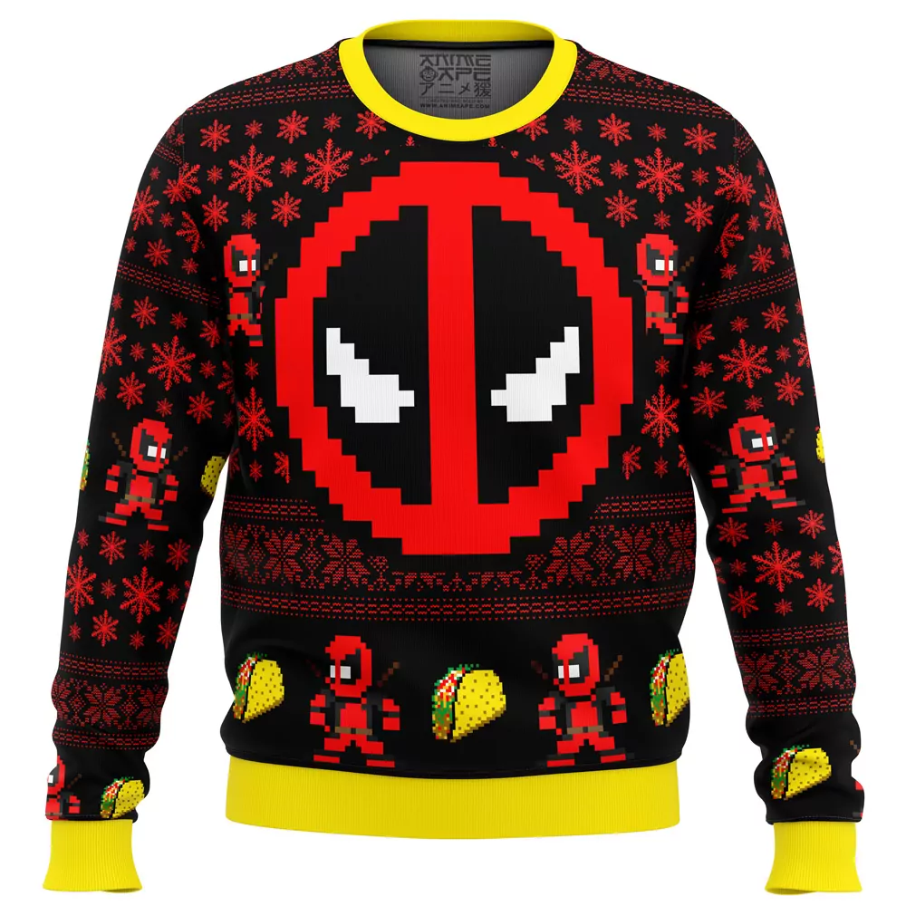 Christmas Deadpool Marvel Christmas Holiday 3d ugly sweatshirt