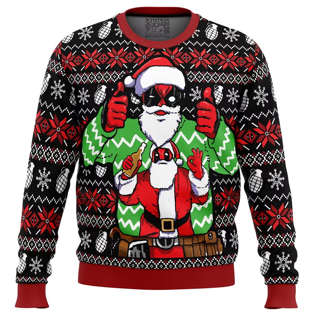 Christmas Deadpool Marvel Christmas Holiday 3d ugly sweatshirt