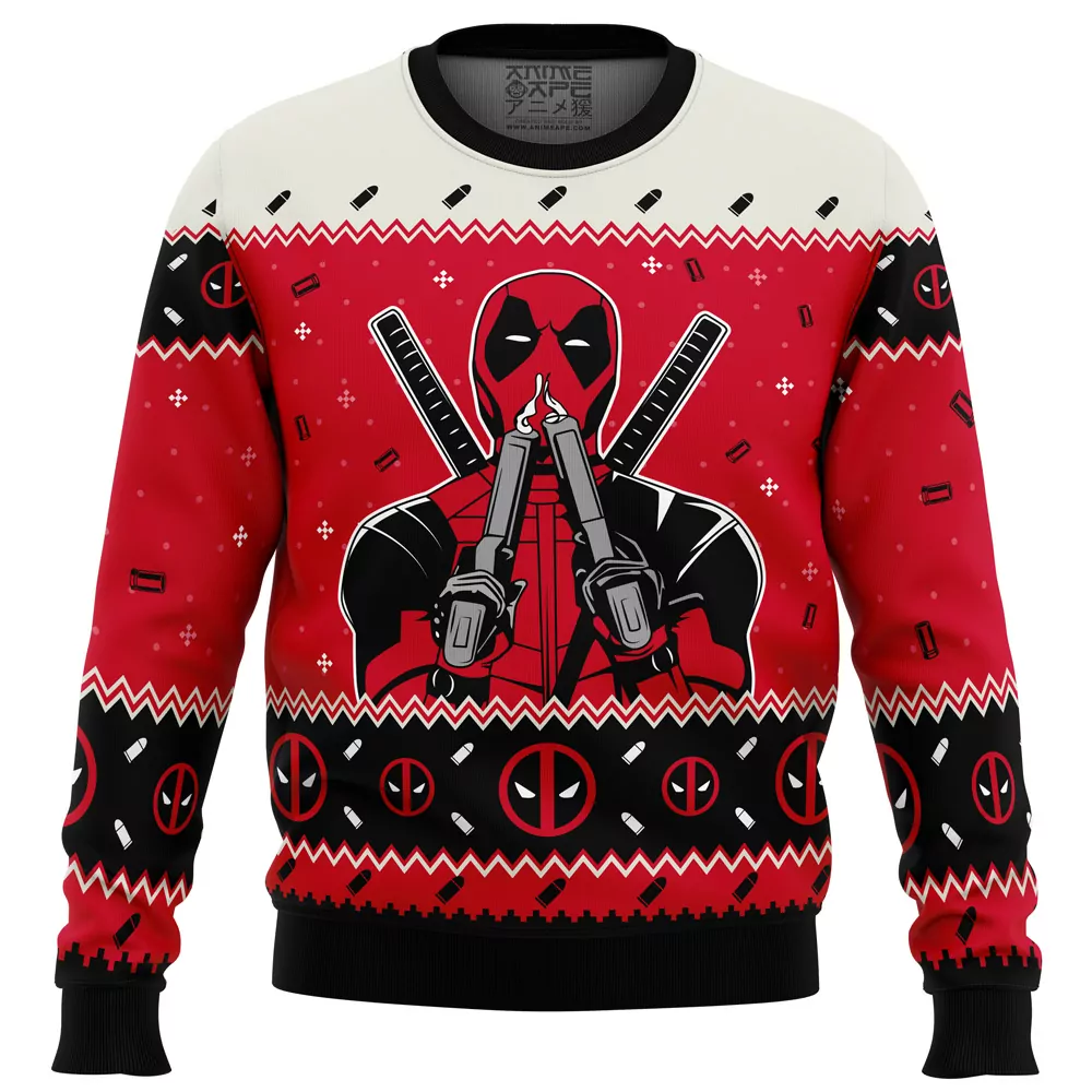 Christmas Deadpool Marvel Christmas Holiday 3d ugly sweatshirt