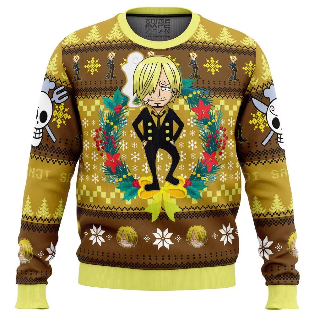 Christmas Franky One Piece Christmas 3d ugly sweatshirt