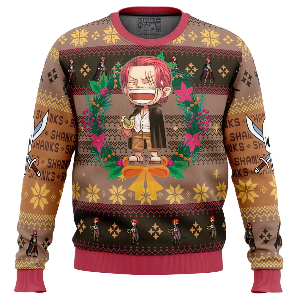 Christmas Shanks One Piece Christmas Holiday 3d ugly sweatshirt