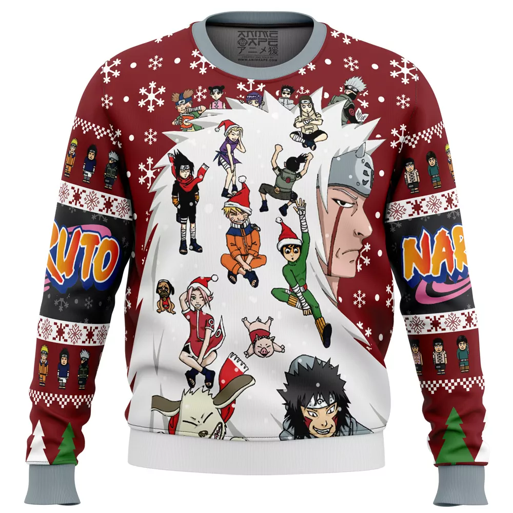 Christmas Shippuden Characters Shippuden Christmas Holiday 3d ugly sweatshirt