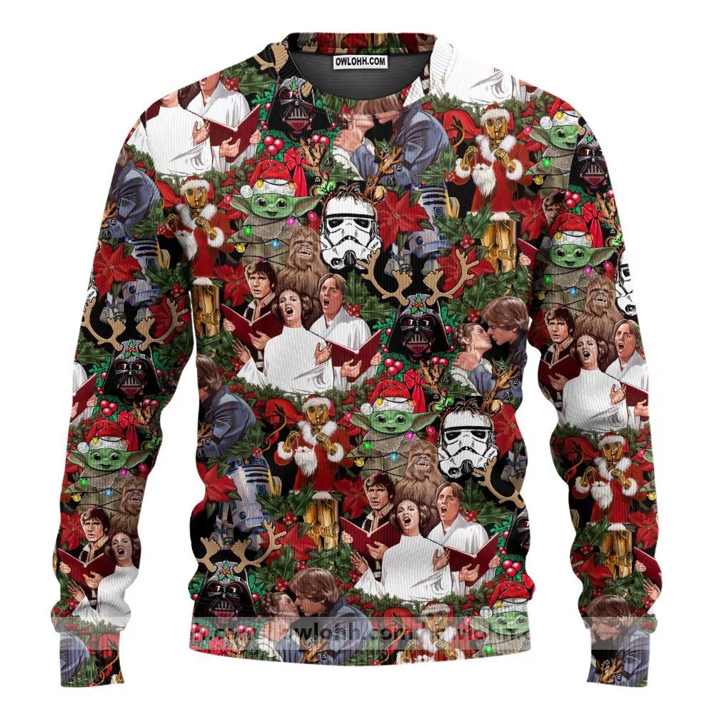 Christmas Star Wars Christmas Tree Yellow Stunning Night Christmas S Limited 3d ugly sweatshirt