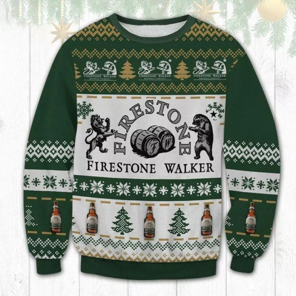 Christmas Tree Rex Drink Beer Christmas 3d ugly sweatshirt