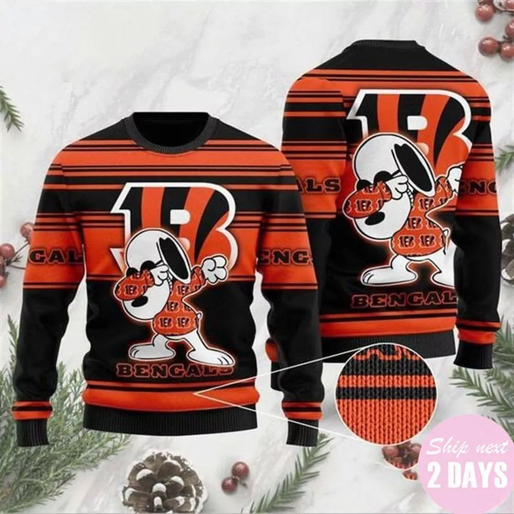 Cincinnati Bengals American Football Christmas 3d ugly sweatshirt