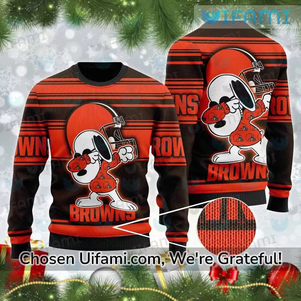Cleveland Browns Best selling Snoopy Cleveland Browns Gifts For Dad 3d ugly sweatshirt