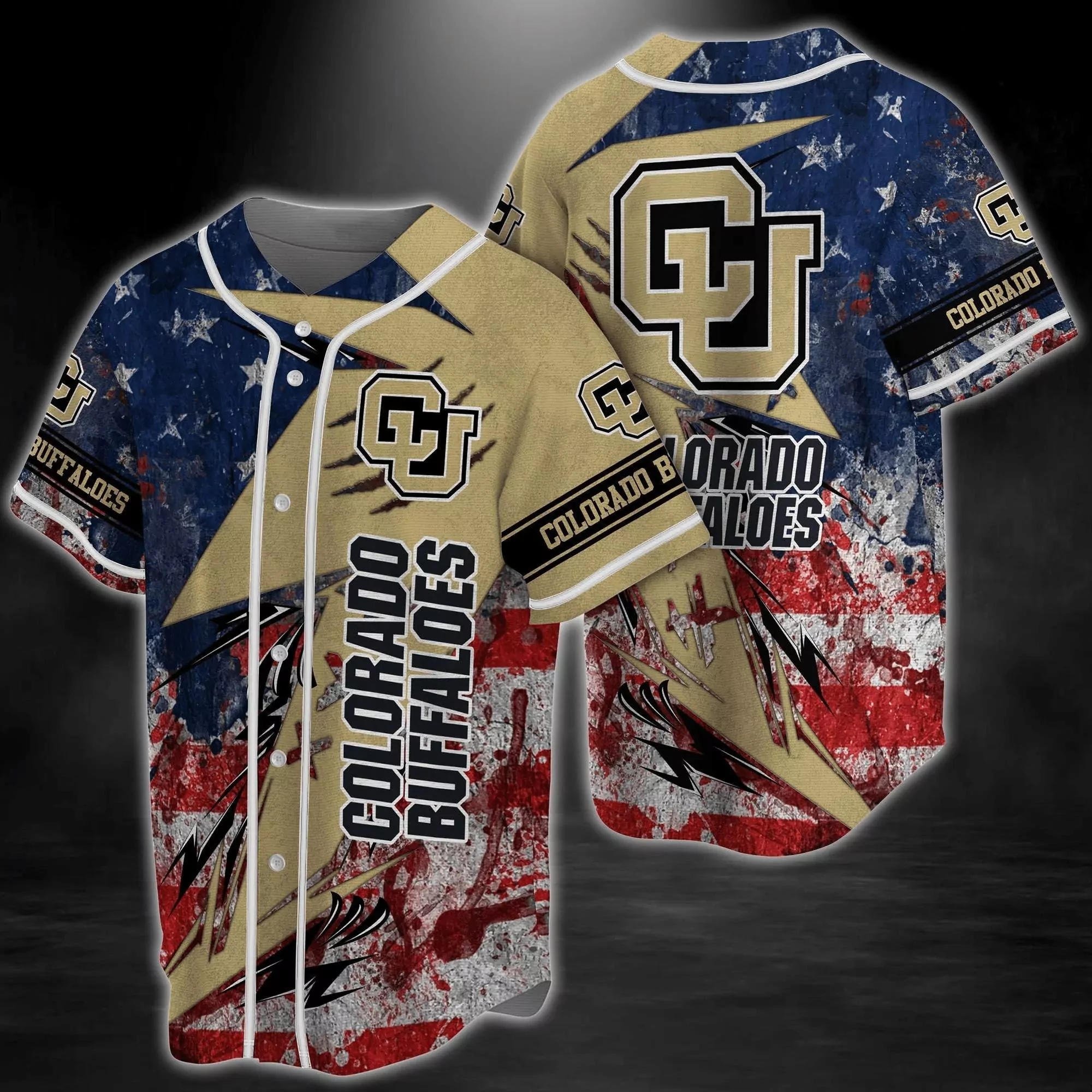Colorado Buffaloes NCAA Baseball Flower 3d Baseball Shirt