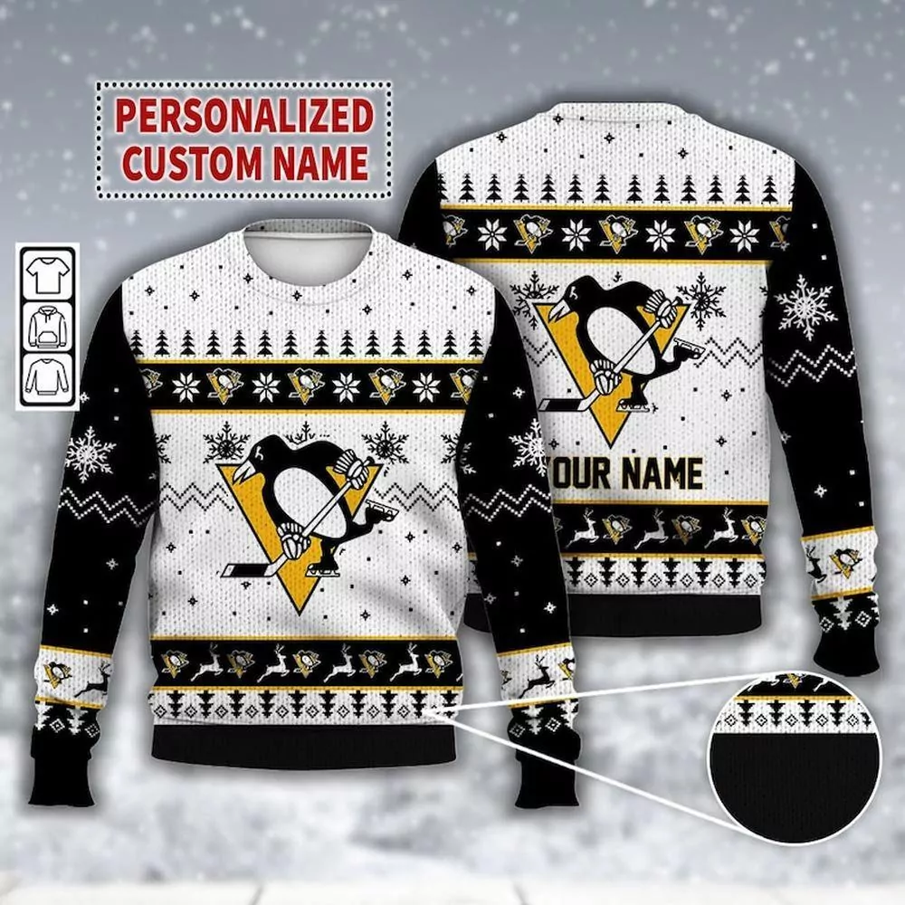 Crosby Pittsburgh Penguins Christmas Awesome 3d ugly sweatshirt