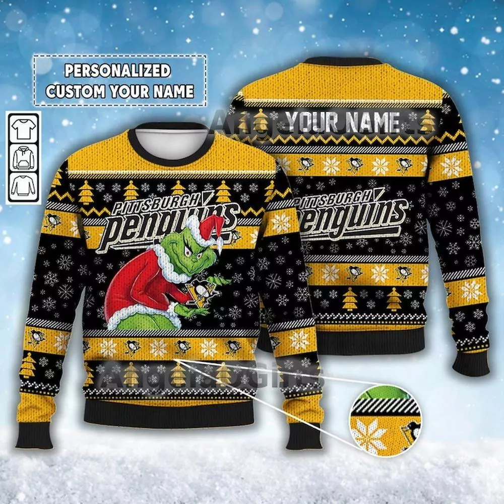 Crosby Pittsburgh Penguins Christmas Awesome 3d ugly sweatshirt