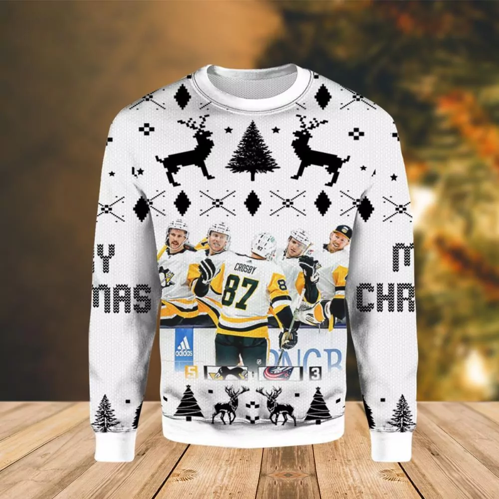 Crosby Pittsburgh Penguins Christmas Awesome 3d ugly sweatshirt
