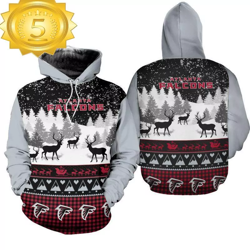 Custom Name And Number NFL Atlanta Falcons Skull Happy Halloween 3d