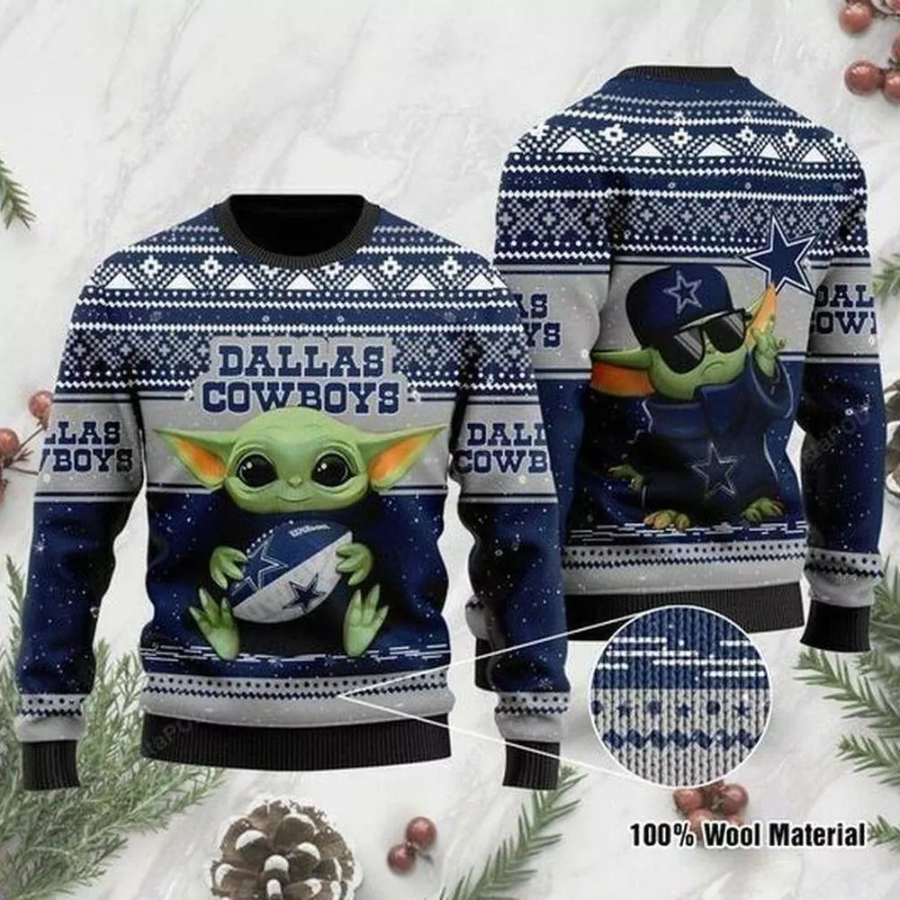 Dallas Cowboys Americas Team Criminal Minds Christmas Limited 3d ugly sweatshirt