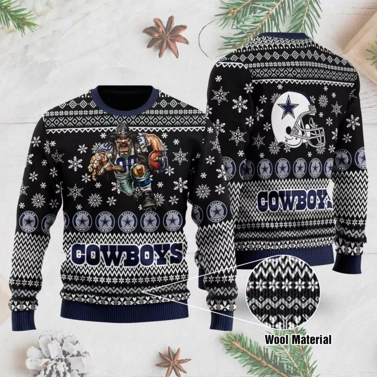Dallas Cowboys Mickey Mouse Disney Christmas Dallas Cowboys Christmas 3d ugly sweatshirt