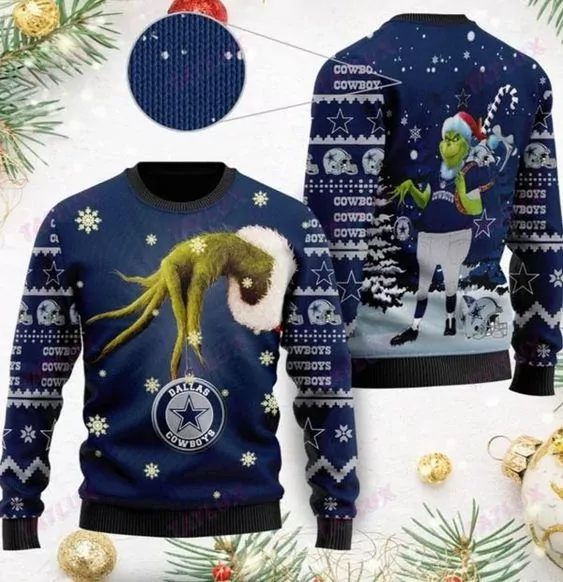 Dallas Cowboys Mickey Mouse Disney Christmas Dallas Cowboys Christmas 3d ugly sweatshirt