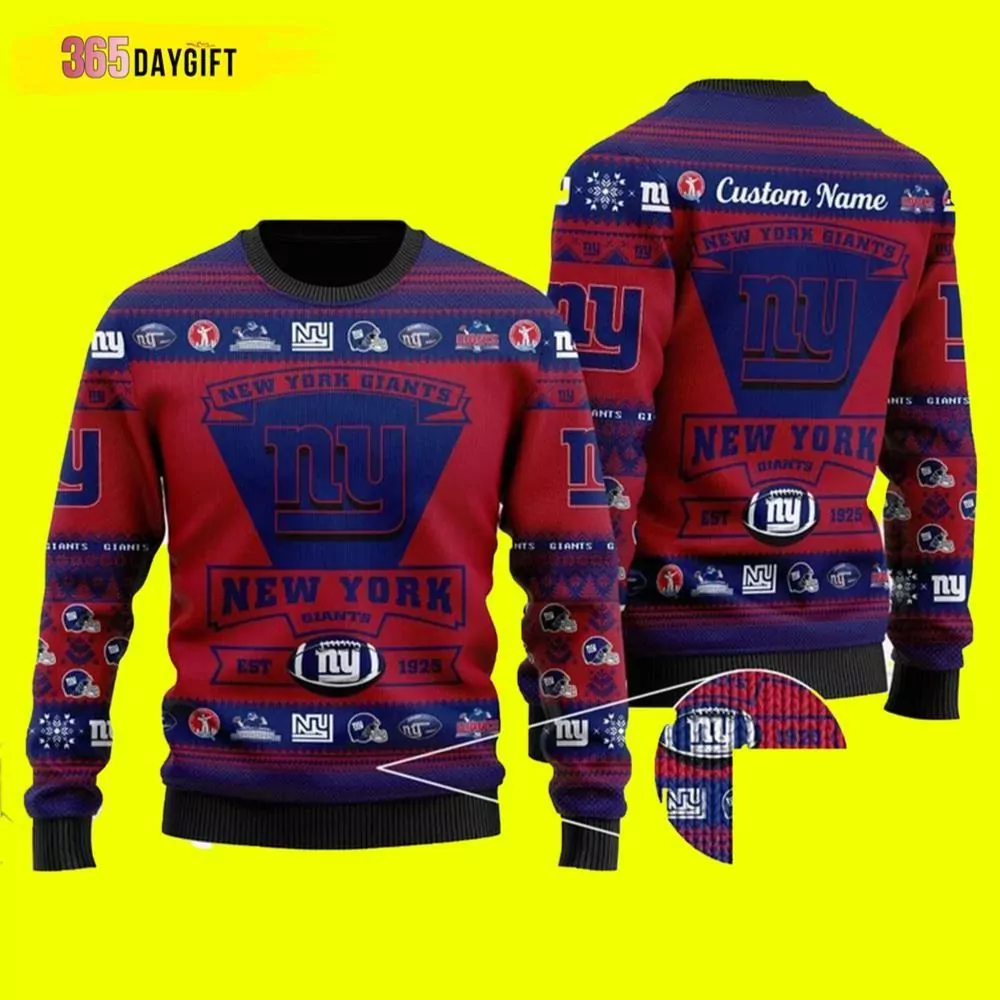 Daniel Jones New York Giants Christmas Awesome 3d ugly sweatshirt