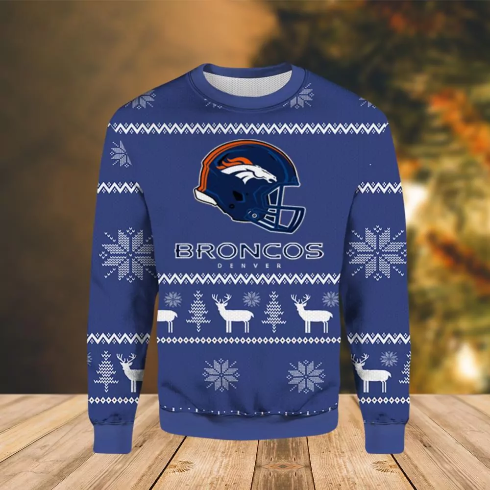 Demaryius Thomas Denver Broncos Christmas Limited 3d ugly sweatshirt