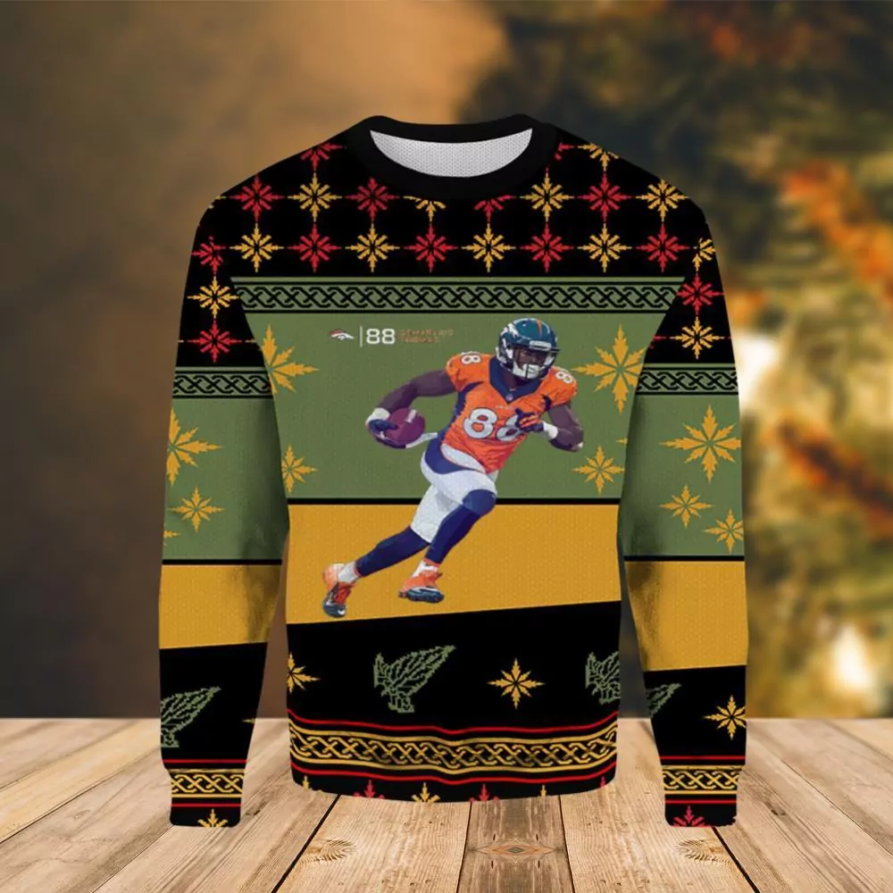 Demaryius Thomas Denver Broncos Christmas Limited 3d ugly sweatshirt