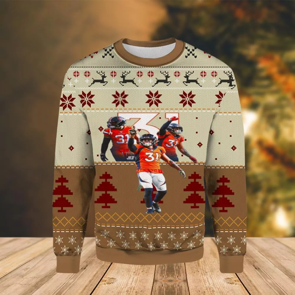 Denver Broncos Logo Star Christmas Limited 3d ugly sweatshirt
