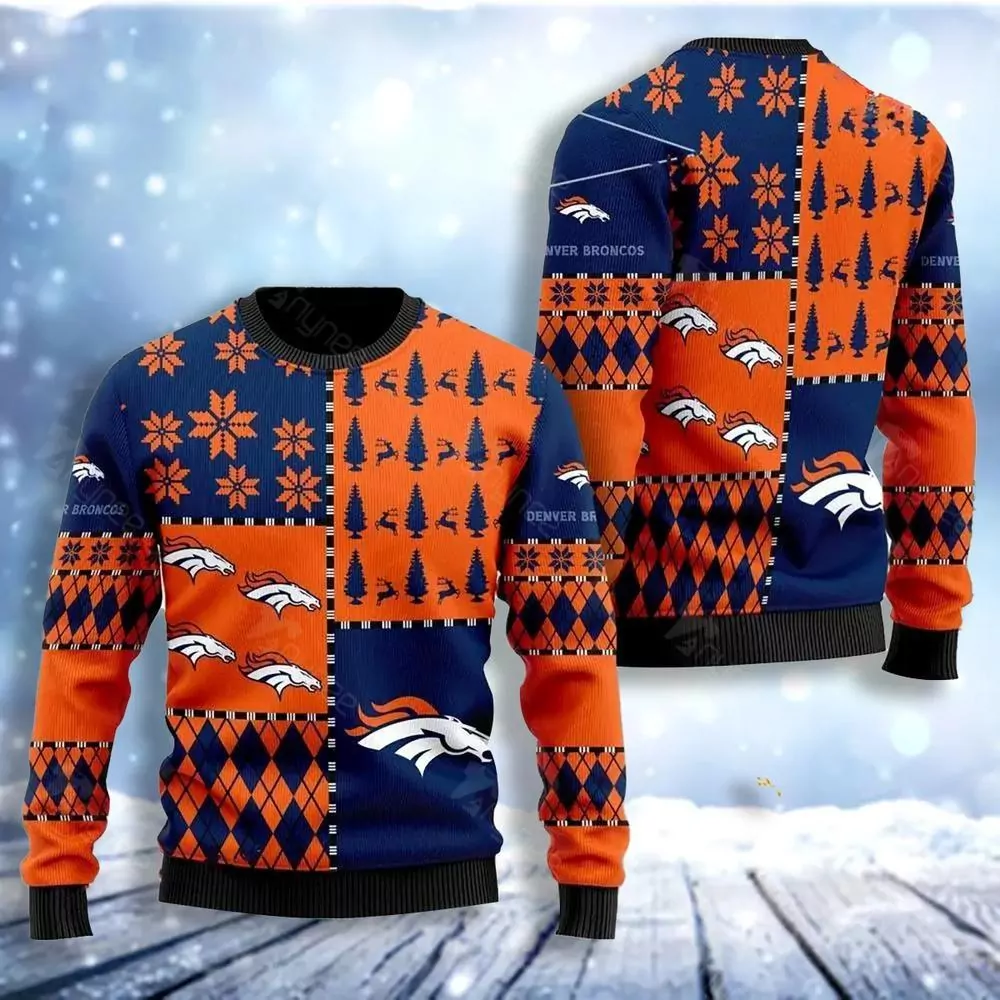 Denver Broncos Logo Star Christmas Limited 3d ugly sweatshirt
