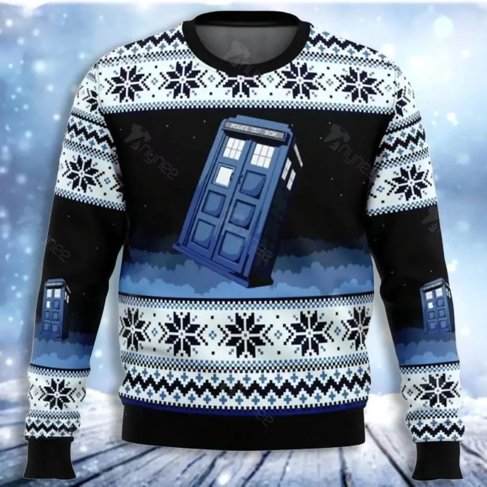 Doctor Who Doctor Who Fan 497 Christmas 3d ugly sweatshirt