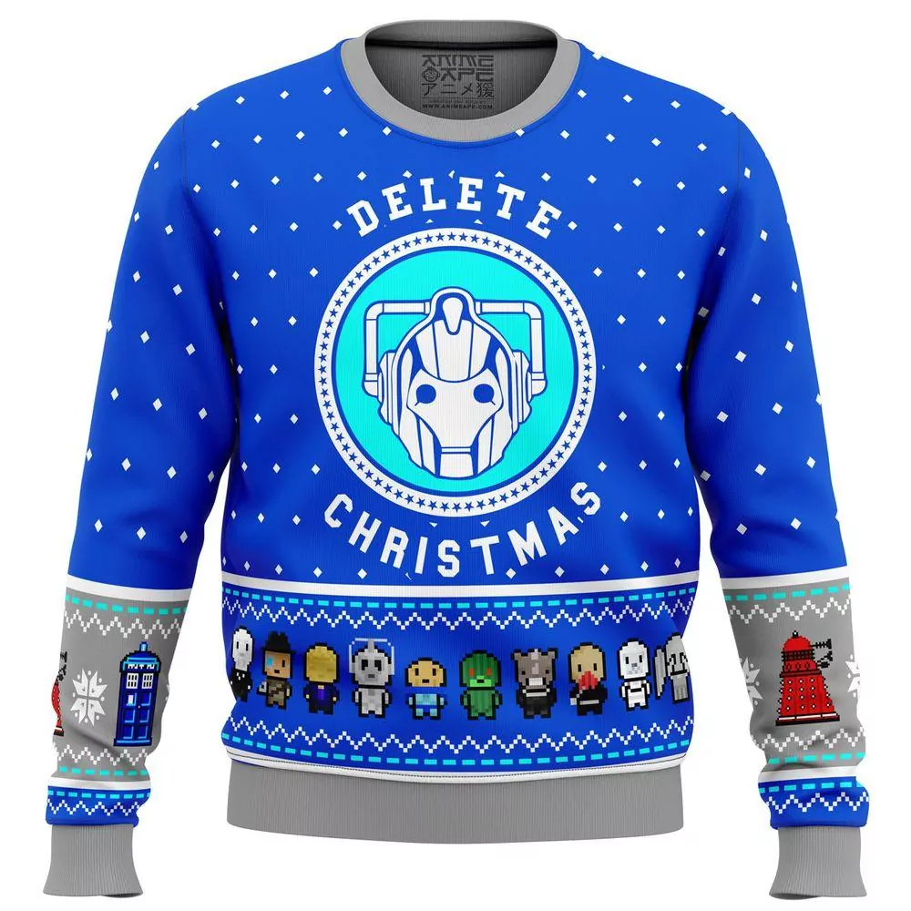 Doctor Who Doctor Who Fan 497 Christmas 3d ugly sweatshirt