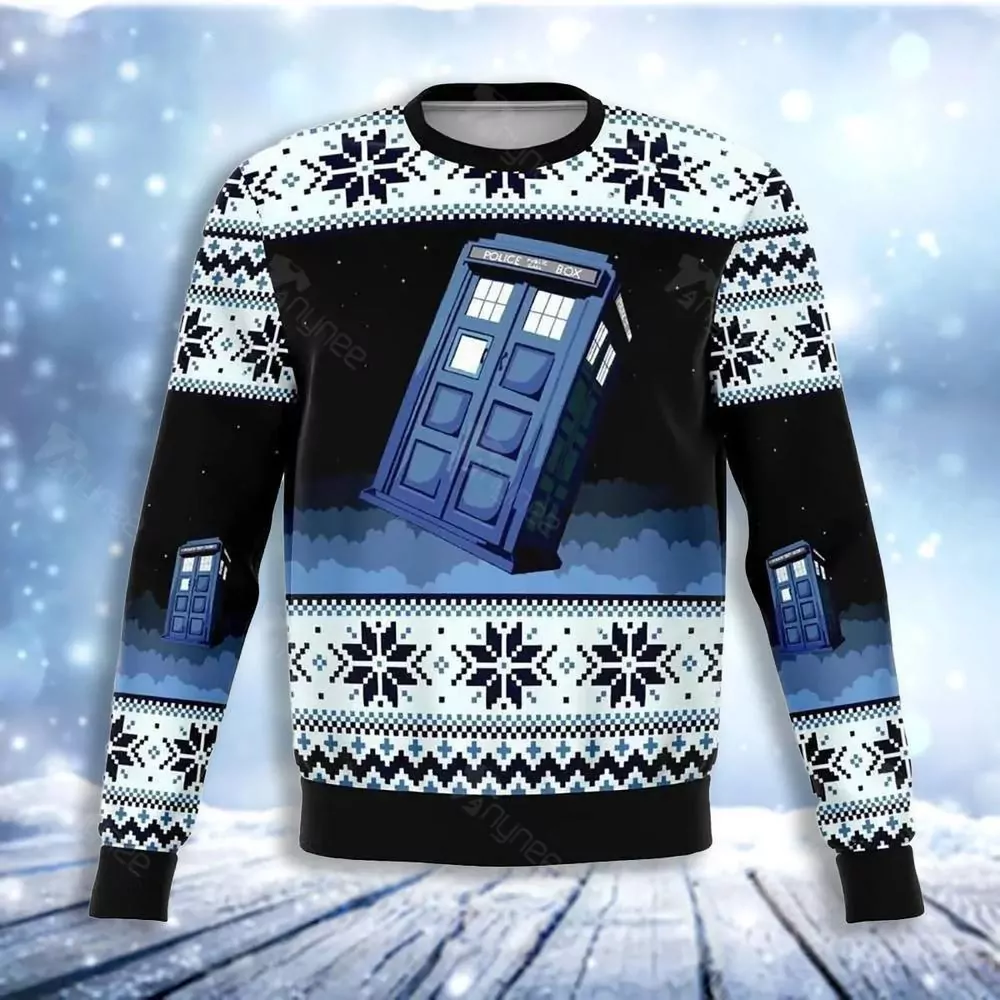 Doctor Who Doctor Who Fan 497 Christmas 3d ugly sweatshirt