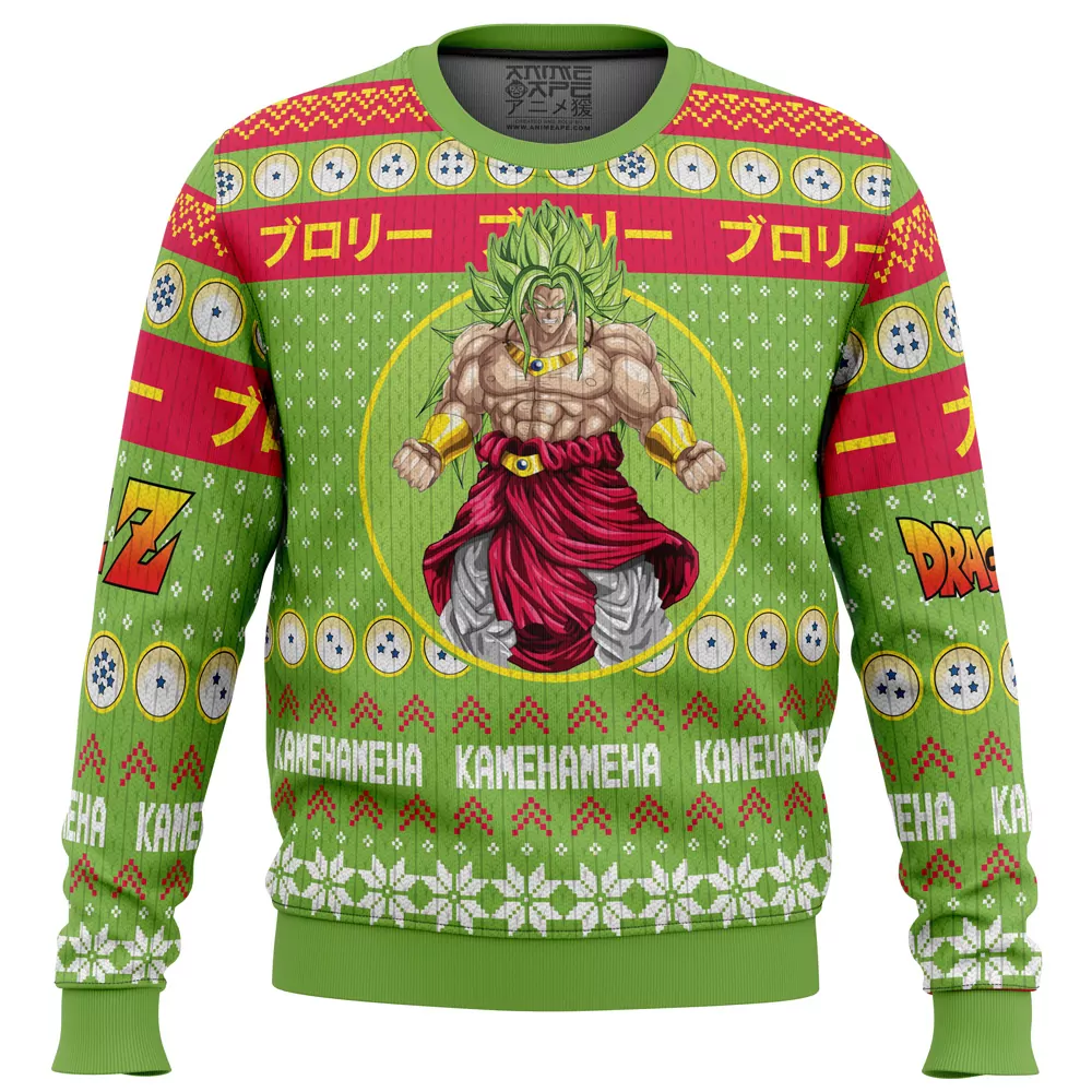 Dragon Ball Z Play with the Dragon Christmas Holiday 3d ugly sweatshirt