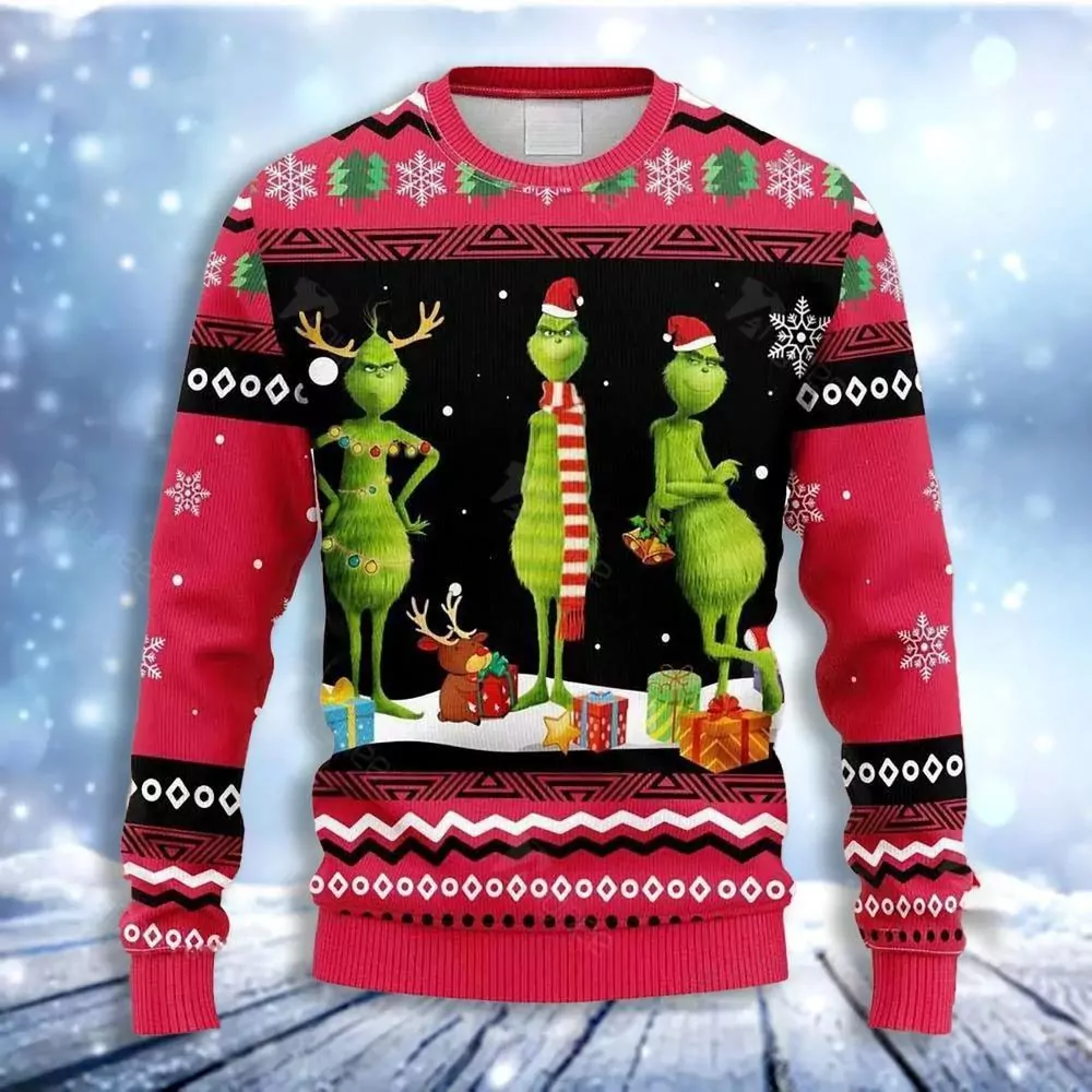 Drinkup Grinches Christmas Limited 3d ugly sweatshirt