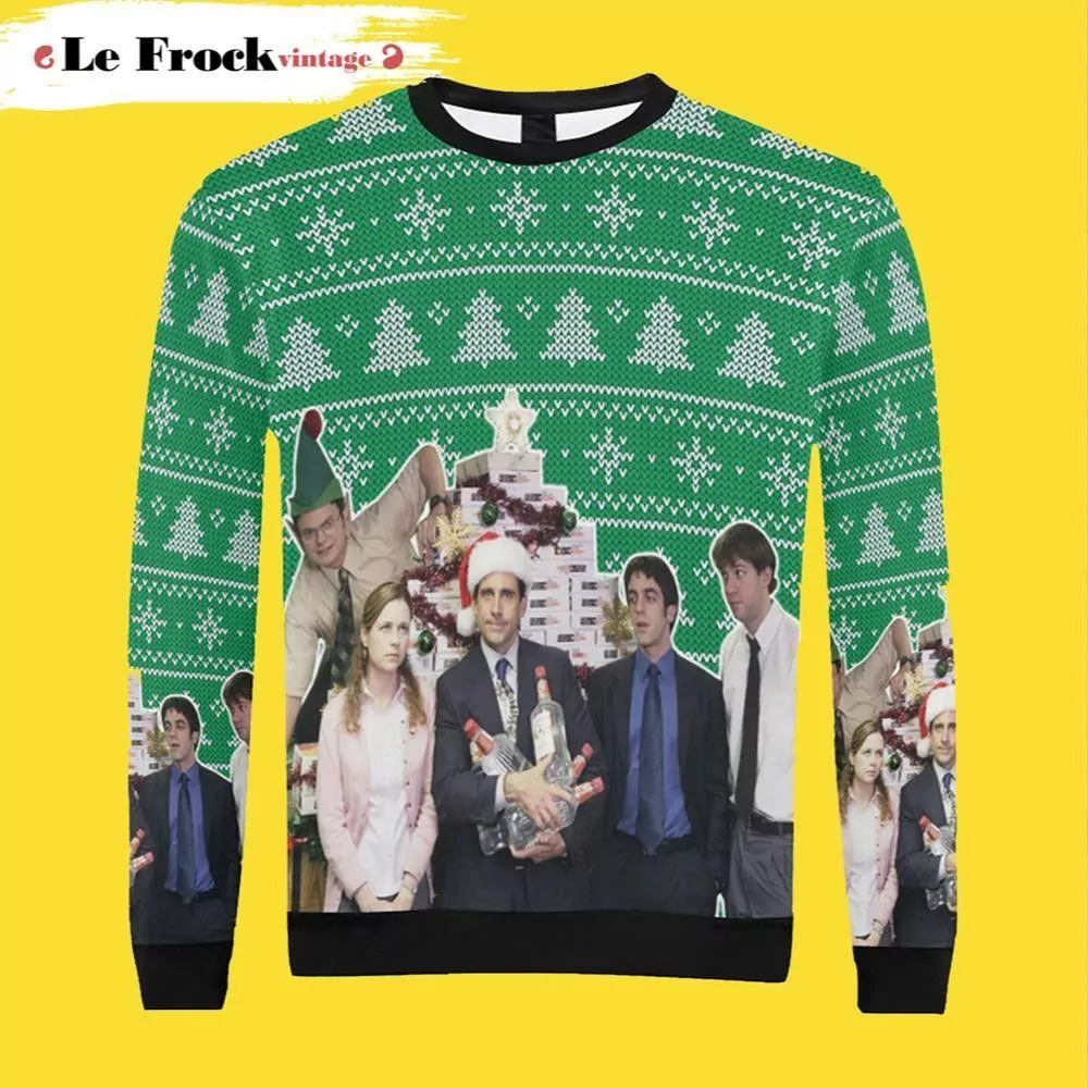 Dwight Schrute The Office Merry Schrutemas Christmas Limited 3d ugly sweatshirt