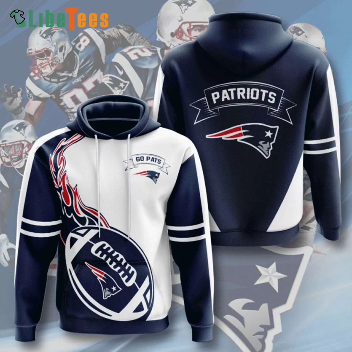 Football Teams New England Patriots Gifts For New England Patriots Fans custom 3d