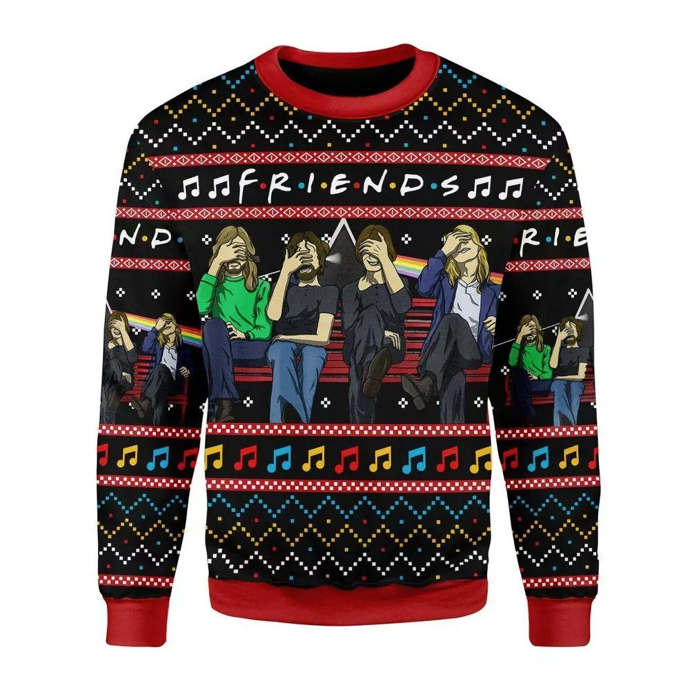 Friends Seven Christmas Awesome 3d ugly sweatshirt