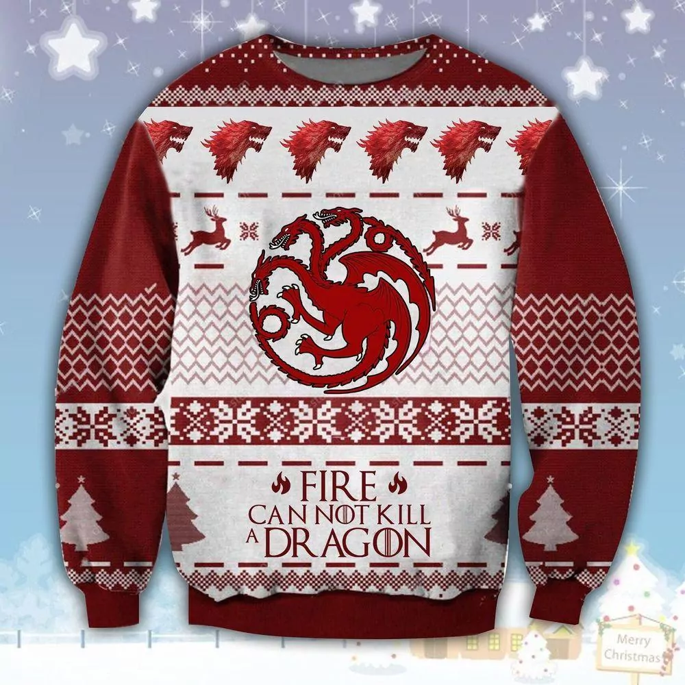 Game Of Fries Game Of Thrones Christmas Limited 3d ugly sweatshirt