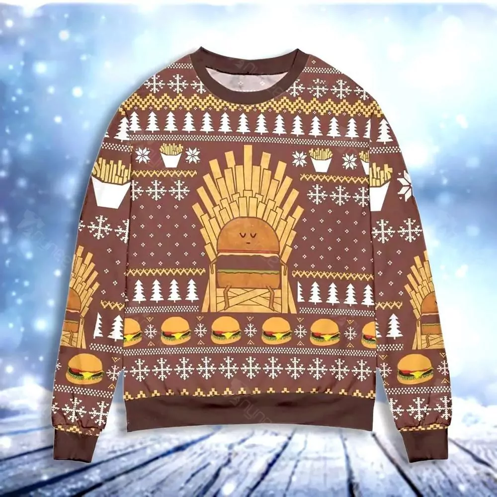 Game Of Fries Game Of Thrones Christmas Limited 3d ugly sweatshirt