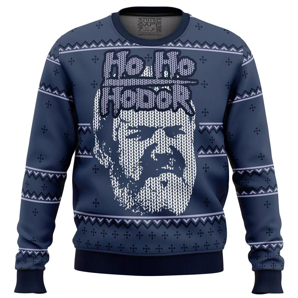 Game Of Thrones Hodor Christmas Awesome 3d ugly sweatshirt