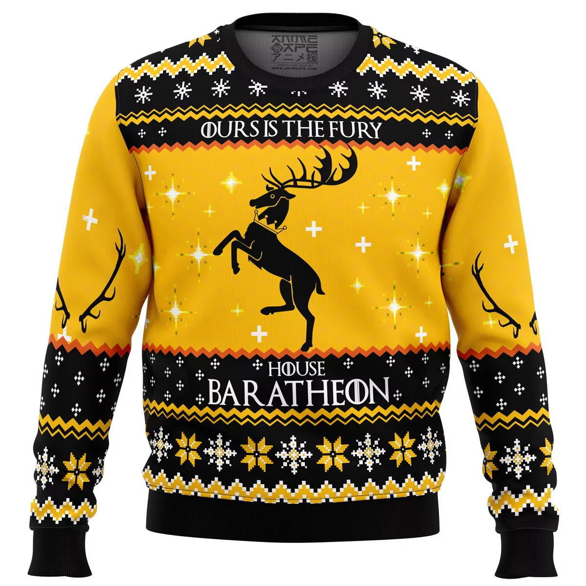 Game of Thrones House Baratheon Christmas Holiday 3d ugly sweatshirt