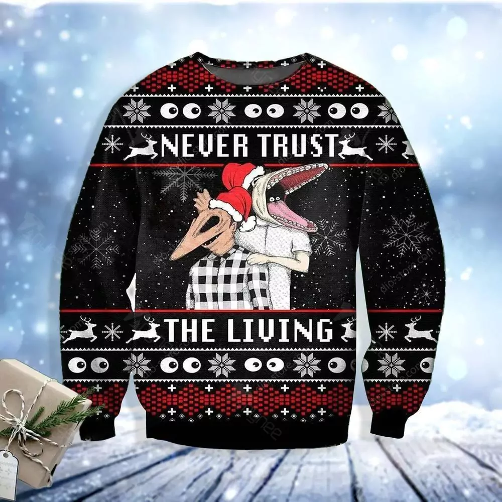 Grateful Dead Dancing Bears Christmas Limited 3d ugly sweatshirt