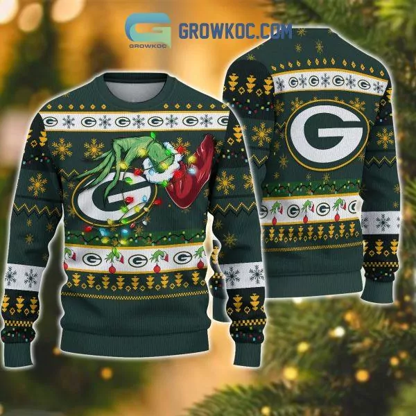 Grateful Dead Green Bay Packers Christmas Awesome 3d ugly sweatshirt