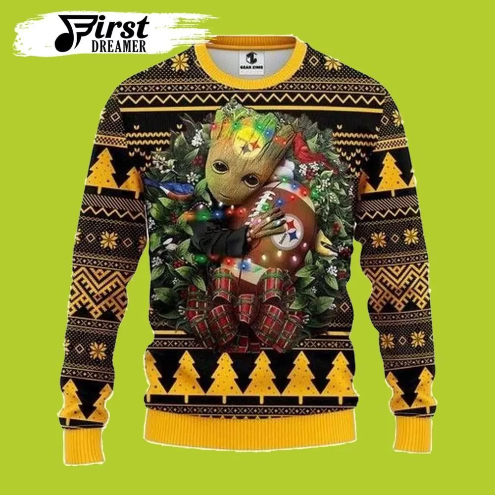 Grateful Dead Green Bay Packers Christmas Awesome 3d ugly sweatshirt