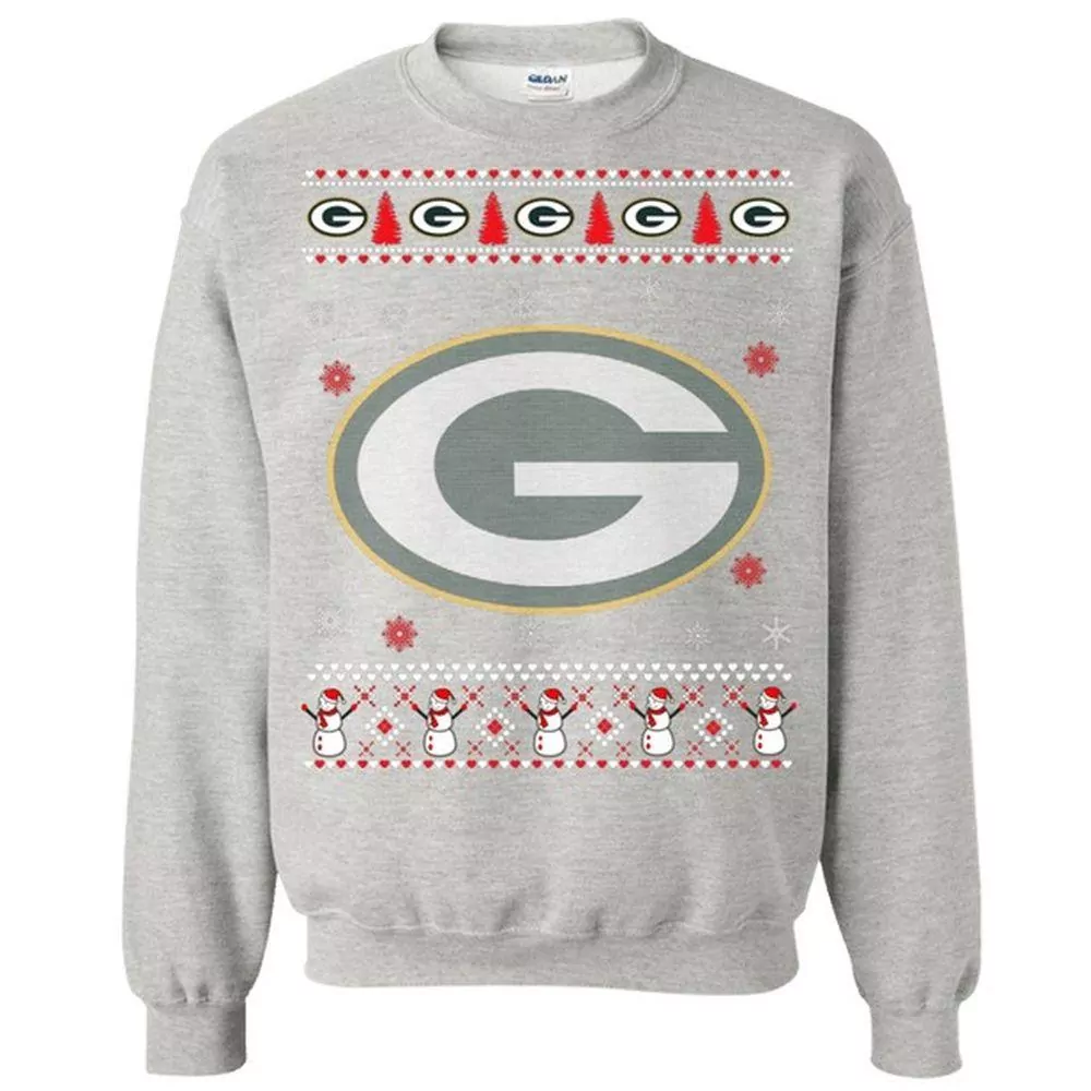 Green Bay Packers Christmas Nfl Super Bowl Crew Neck Awesome 3d ugly sweatshirt