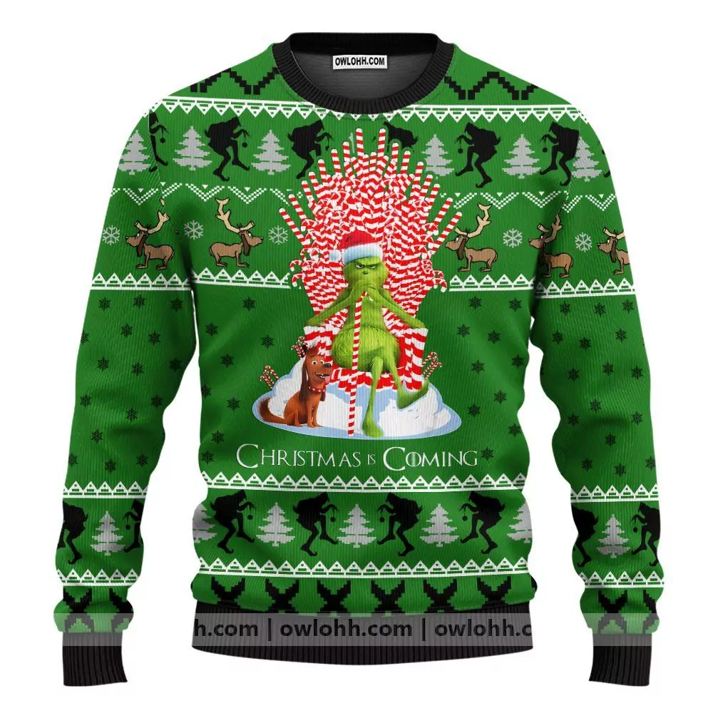 Grinch Want To Be Nice Person Womens Christmas Awesome 3d ugly sweatshirt