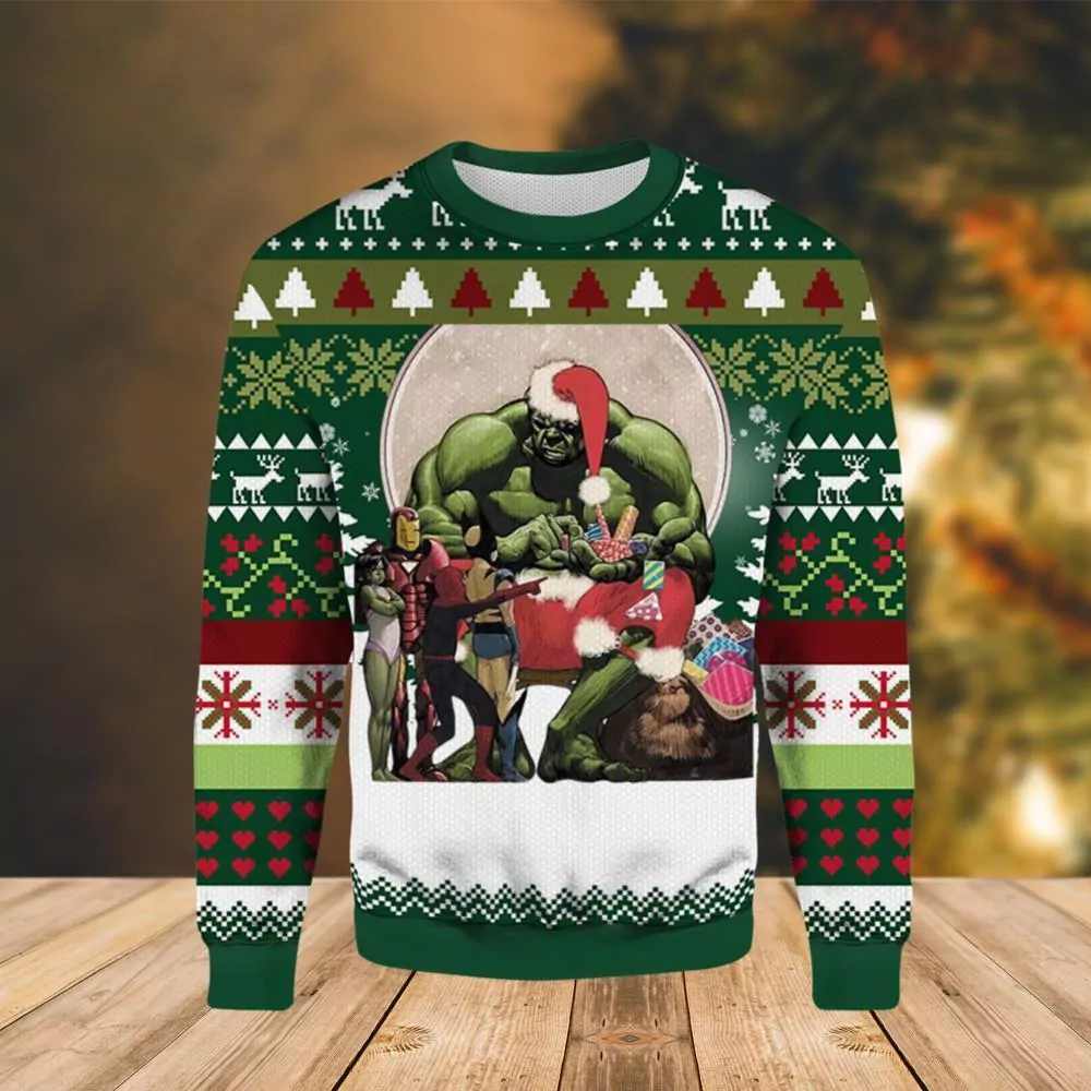 Hakuna Wakanda Marvel Christmas 3d ugly sweatshirt