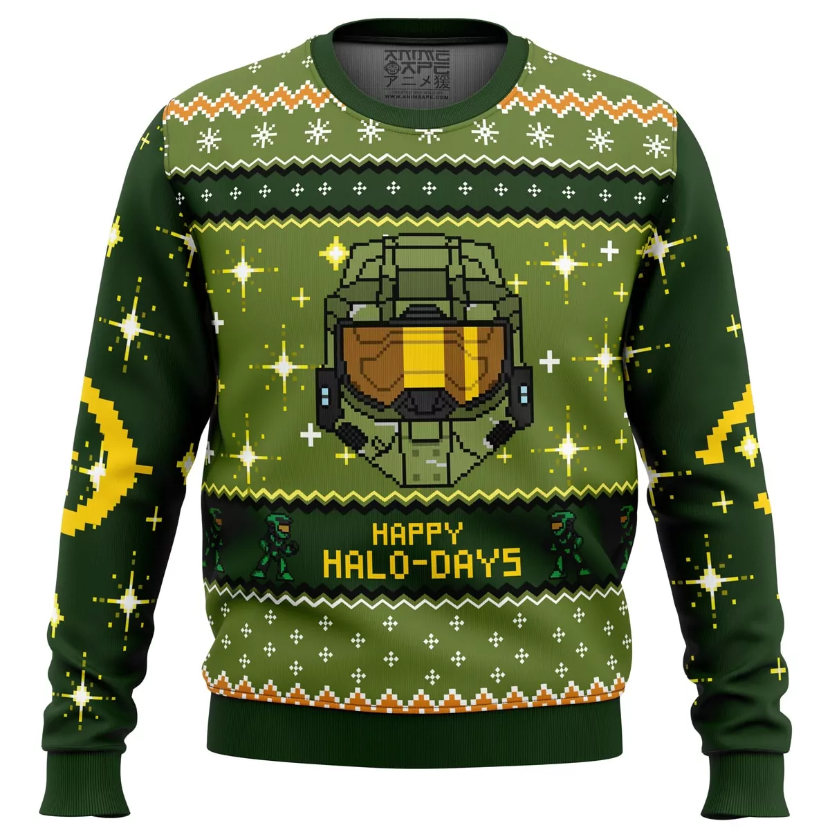 Happy Halo Days Halo Christmas Holiday 3d ugly sweatshirt