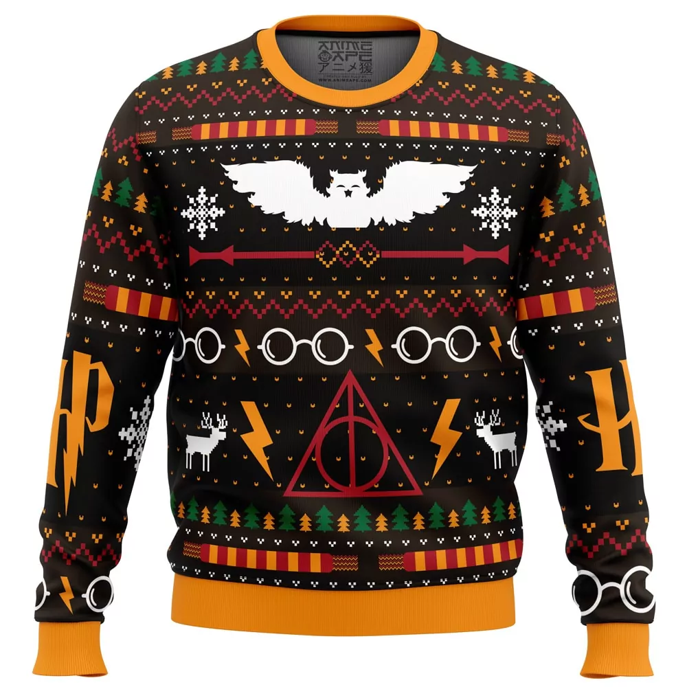 Harry Potter Gryffindor Christmas Holiday 3d ugly sweatshirt