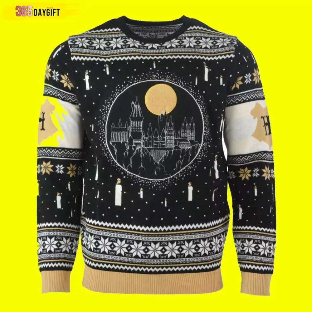 Harry Potter Hogwarts Christmas 3d ugly sweatshirt