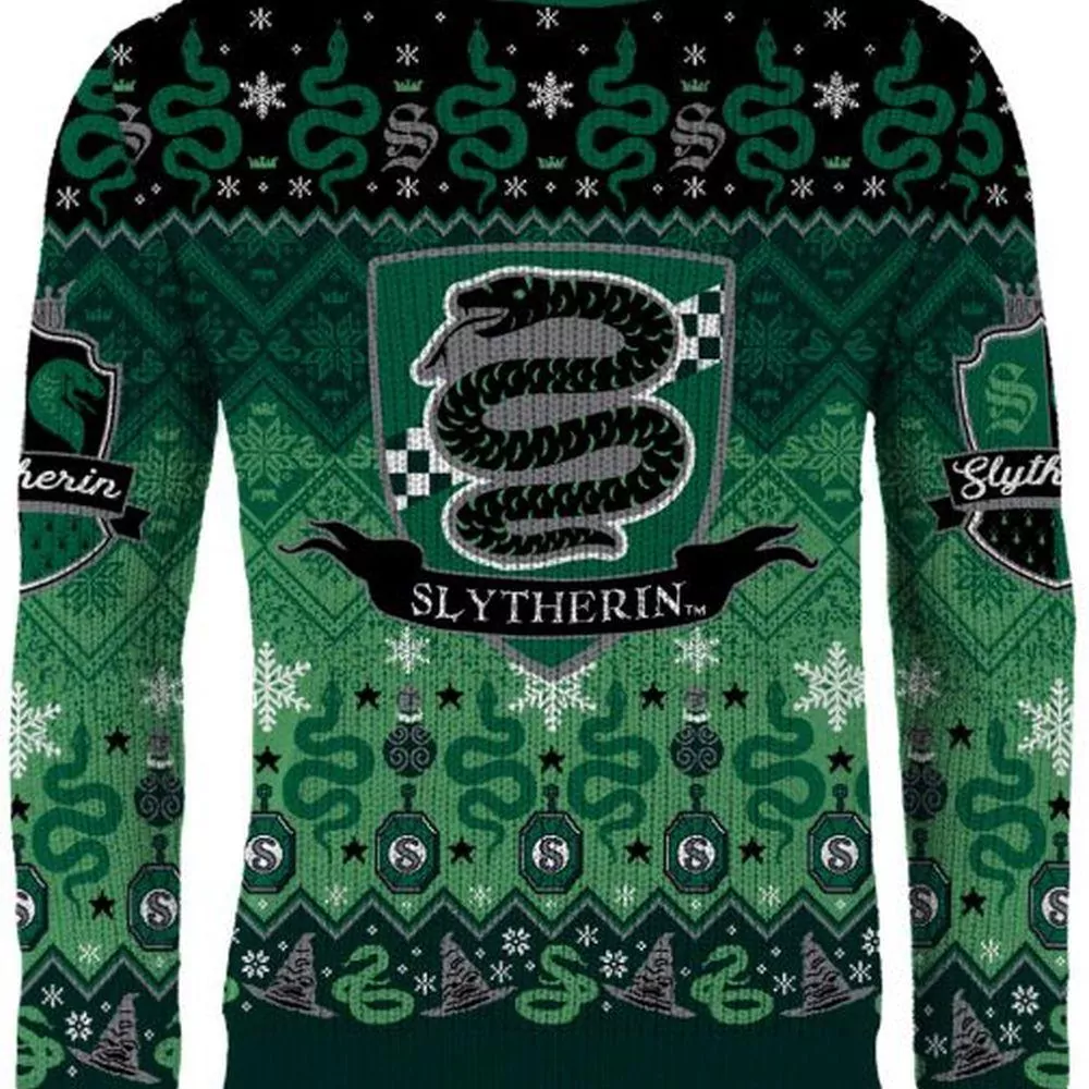 Harry Potter Slytherin House Christmas Awesome 3d ugly sweatshirt